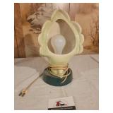 Cornucopia ceramic lamp