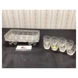 Shot Glasses and Glass Wagon