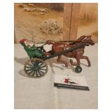 Cast iron horse toy