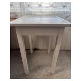 Enamel top small table