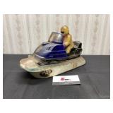 Ezra Brooks Snowmobile Decanter