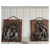Vintage Wood and Metal Yard Art