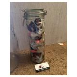 Jar of bobbers