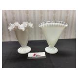 Fenton Ruffled Vases
