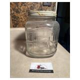 Vintage glass jar