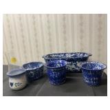 Blue Stoneware