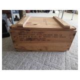 Wooden Ammunition Crate