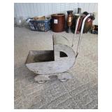 Metal Stroller Planter