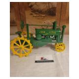 Cast iron John deere tractor