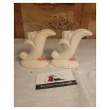 Ceramic candlestick holders