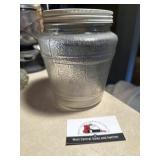 Vintage glass jar