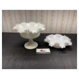 Fenton Ruffled Dishes