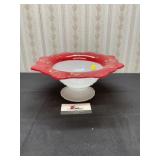 Indiana Glass Pedestal Console Bowl