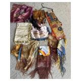 Silk pillowcases and tapestries
