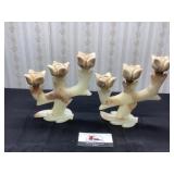 Alabaster Candlestick Holder
