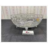 Clear Glass Fruit Bowl