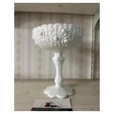 Fenton Milk glass footed bowl