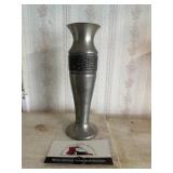Metal bud vase