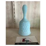 Fenton daisy blue print satin bell