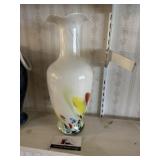 Murano style glass vase