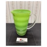 Rio Lime Green Ribbed Pitcher