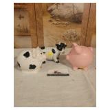 Farm animal coin banks