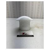 Fenton milk glass top hat