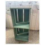 Painted Blue Goose Fruit Crate