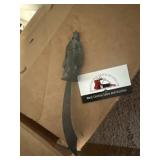 Vintage metal letter opener