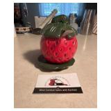 Vintage strawberry jar