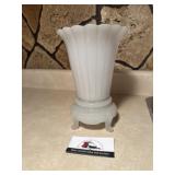 Chinese white Peking vase on footed stand
