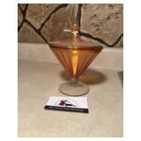 Indiana glass marigold footed candy bowl