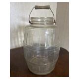 Primitive glass jar