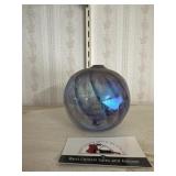 Blown glass bud vase