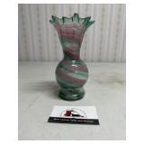 MCM colored glass vase