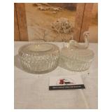 Glass candy dishes