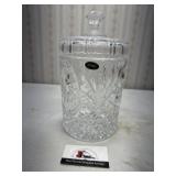 Lead crystal canister