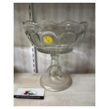 Pedestal serving bowl