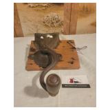Antique wall mount coffee grinder