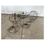 Outdoor wire baskets
