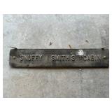 Cast Metal Modern Cabin Sign