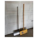Two snow shovels