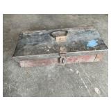Vintage metal tool box