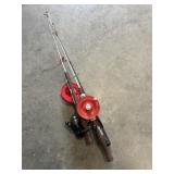 Three Fishing poles