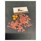 Rose Court chip beads and yellow adventuring beads