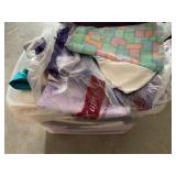 Tote of Misc Fabric
