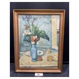 Blue vase Paul Cezanne
