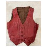 Size M Leather Vest