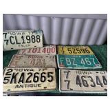 Vintage License plates