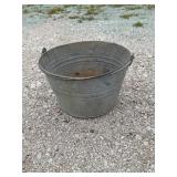 Galvanized bucket